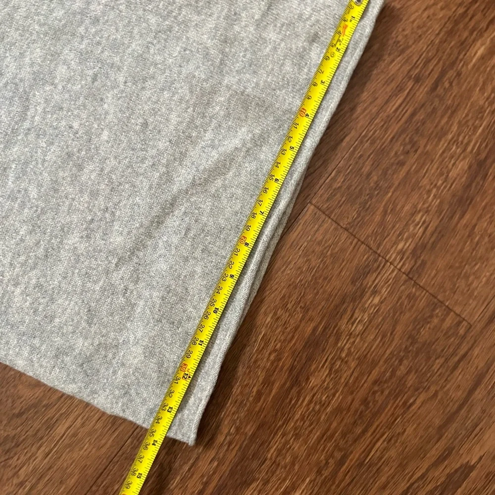 Charter Club 100% Cashmere Gray Wide-Leg Pants - Picture 3 of 6